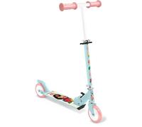 Trottinette Pliable VAIANA 2 roulement a Billes ABEC 5 - Frein arrière au Pied - Hauteur Ajustable - Plateau Aluminium antidérapant -poignées Mousse, NC, Rose-Bleu