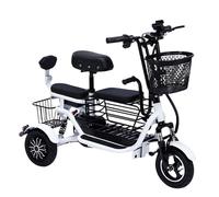 Trottinette Pliable et légère à 3 Roues, Trottinette Sportive, Pliable, Facile à Plier, avec Chargeur et Panier, Disponible pour récupérer et déposer Les Enfants, Blanc, 50 km