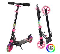 Apollo LED Trottinette Skyracer - Trottinette de Ville à Suspension avec Roues LED 145 mm, Trottinette Enfants et Adolescents Pliable et Réglable en Hauteur, Trottinette de Ville, Trottinette de Saut