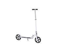 HomCom Trottinette pliable guidon réglable 4 niveaux frein à friction arrière enfants 3-8 ans blanc