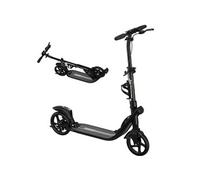 Trottinette Pliable K8 - Pneu 8 pouces - 3 hauteurs - Freinage double - Cadeau Super Couleur Noir