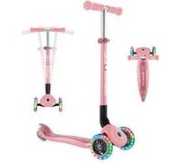 Globber Primo Foldable Lights Scooter Rose