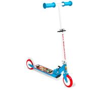 Trottinette Pliable roulement a Billes ABEC 5 - Frein arrière au Pied - Hauteur Ajustable - Plateau Aluminium antidérapant -poignées Mousse.