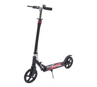 Trottinette pliable TAPMING avec frein à main et à pied, capacité de charge maximale 150 kg, avec panier, hauteur réglable, noir