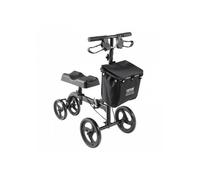 Trottinette pliante pour genoux 136 kg, déambulateur acier, hauteur réglable, doubles freins
