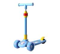 Trottinette Pliante pour - Trottinette À Hauteur Réglable, Légère À 3 Roues pour, Roues Flash en PU | Scooter De Cyclisme Extérieur Stable À Plate-Forme Large, pour Garçons
