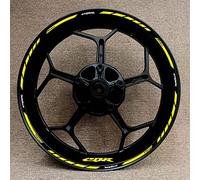 trottinette Pour CBR Series RR 250 600rr 900 929 954 1000rr Autocollants De Style De Roue De Moto Jante Super Mucus Membrane Decal autocollant bord (Color : 20)