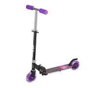 Trottinette pour enfants - NILS EXTREME - HD025 - Violet - Roues LED 125 mm - Plateforme lumineuse - Ajustable - Pliable