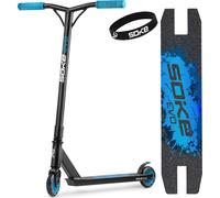 SOKE Evo 100kg Trottinette Freestyle ABEC-9 Carbon - Trottinette Freestyle Adulte pour Skatepark - Trottinette Freestyle Garçons & Filles pour Faire des Tours & Fouets - pour Adolescents 11-15