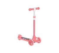 Trottinette enfant - AIYAPLAY - 3 Roues Lumineuses LED - Hauteur Guidon réglable -frein à Friction arrière de 2 à 6 ans Rose