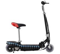 Trottinette pour enfants - vidaXL - 120 W - Selle - LED - Noir