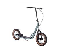 Puky Trottinette R 07 L – pour enfant 4 ans – pneus gonflables, frein V-Brake – Bleu cendré