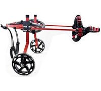 Trottinette réglable pour chiens handicapés souffrant de paralysie de la jambe arrière, cadre en alliage d'aluminium léger pour une mobilité et une récupération faciles