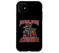 Trottinette Riders Do It Louder. Trottinette rétro Coque pour iPhone 11