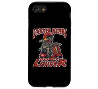 Trottinette Riders Do It Louder. Trottinette rétro Coque pour iPhone SE (2020) / 7/8