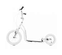 Street Surfing Trottinette KB2 – Acier Hi-Ten, Hauteur réglable – Off White