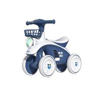 Trottinette Swing Car 4 Roues silencieuses for bébé, vélo d'équilibre avec Musique sans pédale, Jouets for intérieur et extérieur Voiture Twist(Blauw)