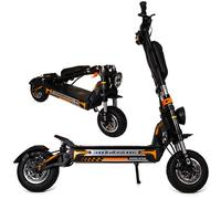 Trottinette Tout-Terrain Kukirin G4 Max 12 '' À Suspension Intégrale, Double Moteur 2000w * 2, Batterie Lithium Remplaçable 60v35ah, Vitesse Maximale 86km/H, Autonomie 96km (Dernière Version-Yc) -Noir