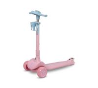 TOYZ - Trottinette pour Enfants à Partir de 3 Ans - Trottinette Satura avec Contrôle de l’équilibre et Roues Lumineuses - Guidon Réglable et Porte-Bouteille - Rose