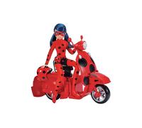 Trottinette transformante coccinelle miraculeuse avec poupée - 26 cm