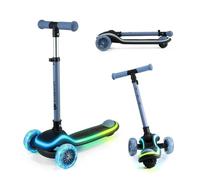 Trottinette Tricycle - Kinderkraft - Raket - 3 Roues - Guidon Réglable - Lumières Led Multicolore