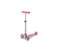 Trottinette trois roues Micro Mobility Mini Micro Deluxe Glow LED Plus enfants 2 à 5 ans roues LED luminescentes rose