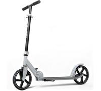 Trottinette Urbaine Pliable 3 Hauteurs Réglables Roues 200mm Frein à Disque Ado/Enfant Chargée jusqu'à 102KG Gris
