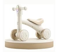 Trottinette Vélo d'équilibre 2 en 1, Roues silencieuses, Planche d'équilibre détachable, Ensemble de Jouets for Jeu intérieur et extérieur Voiture Twist(Khaki,No Rocking Board)