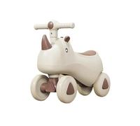 Trottinette Vélo d'équilibre Licorne for bébé, Jouets à Monter avec Musique et lumières, Cadeau de Premier Anniversaire for garçons et Filles Voiture Twist(Brown,with Music Light)