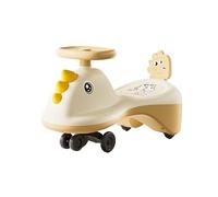 Trottinette Voiture à enfourcher for bébé, Voitures à Pousser, Voitures à Bascule à enfourcher, Musique et lumières for Enfants Voiture Twist(Brown,Ordinary Wheel)