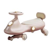 Trottinette Voiture pivotante for Enfants avec Roues Clignotantes utilise Un Mouvement de Rotation et de Rotation for diriger for Les Enfants de 3 Ans et Plus Voiture Twist(Roze)