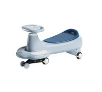Trottinette Wiggle - Voiture for Enfants avec pédale, intérieur/extérieur, Jouet, Haut-Parleur Musical, Roues Flash arrière, à partir de 3 Ans Voiture Twist(Blauw)
