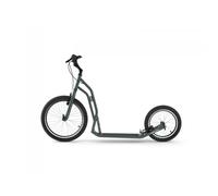 Yedoo Trottinette Steel 2016 – pneus 20/16, supporte jusqu'à 150 kg, guidon réglable – Verte