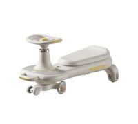 trottinettes Wiggle - Voiture avec lumières Musicales, Roues silencieuses, remorque Anti-Renversement, for garçons et Filles âgés de 3 à 8 Ans, Jouet d'intérieur/extérieur vélos Enfants(Wit,Style 4)