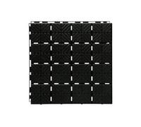 Trottoir de jardin Plaque de sol pour 1,5 m² Easy Square IES40 noir