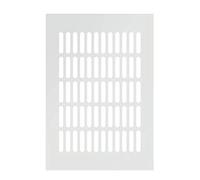Trou d'aération respirant en alliage, Alliage d'aluminium rectangulaire évent largeur 200mm armoire à chaussures armoire armoire Ventilation échappement et Dissipation thermique décoratif(200x400mm)