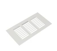 Trou d'aération respirant en alliage, Évents de refroidissement en alliage d'aluminium, maille respirante, rectangulaire, for garde-robe, armoire à chaussures, largeur 80mm/3,14 pouces, 1 pièce(80x600