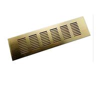 Trou d'aération respirant en alliage, Grilles de Ventilation en alliage d'aluminium, 7.87 pouces de large, grille d'aération dorée for le refroidissement et la Ventilation des armoires à chaussures(20