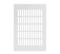 Trou d'aération respirant en alliage, Largeur de ventilation rectangulaire en alliage d'aluminium, échappement de Ventilation for armoire à chaussures de garde-robe de 7.87 pouces(Matt Color,200x500mm