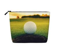 Trou de Balle de Golf,Trousse de Toilette de Voyage Portable, Imitation Lin, en Lin.