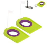 Trou de plâtrage intérieur - Aide à l'entraînement avec drapeau | Trous de golf pour le plâtrage vert - Pour l'extérieur Intérieur Jardin Pelouse Hommes Femmes Adolescents Débutants