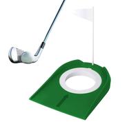 Trou De Putting D'Intérieur - Entraîneur De Précision Pliable Et Réglable | Équipement d'entraînement avec coupelle de Putter - pour Arrière-Cour, Jardin, Bureau, Maison, Les Greens,
