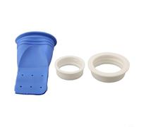 Trou de vidange de sol pour douche - Joint en silicone pour installation facile - Filtre en silicone pour sous-sols - Tuyaux en PVC pour 40 à 44 mm avec - Anti-refoulement - Blocage de la rouille