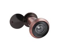 Trou espion en cuivre de 16 mm, grand angle pour porte d'entrée, convient pour les portes de 35 à 60 mm d'épaisseur (cuivre antique)