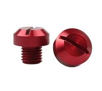Trou Miroir, Bouchons d'obturation rétroviseur 2 pièces, M10x1.25 Vis universelles Droite Gauche Boulons