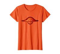 Trou Noir T-Shirt, Femme, Orange, XXL