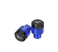Trou rétroviseur Moto vis Pour Guzzi V100 Mandello V7 Stone V8S TT Bobber Breva 850 1100 1200 Vis À Boulon En Aluminium Pour Cache-trous De Rétroviseur Moto(Blue)