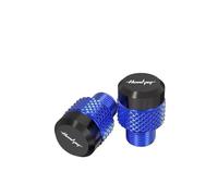 Trou rétroviseur Moto vis Pour Hornet CB599 CB600F CB600 Rétroviseurs De Moto Bouchons À Vis Pour Trous Caches Pour(Blue)