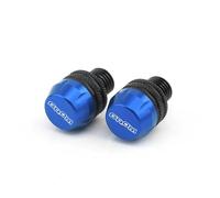 Trou rétroviseur Moto vis Pour MSX125 GROM Accessoires Pour Motos Vis À Tête Creuse En Aluminium CNC Boulons Caches Pour Rétroviseurs(Blue)