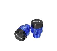 Trou rétroviseur Moto vis Pour NC750X 2014-2024 2025 Rétroviseurs De Moto Bouchons À Vis Pour Trous Caches Pour(NC750X Blue)